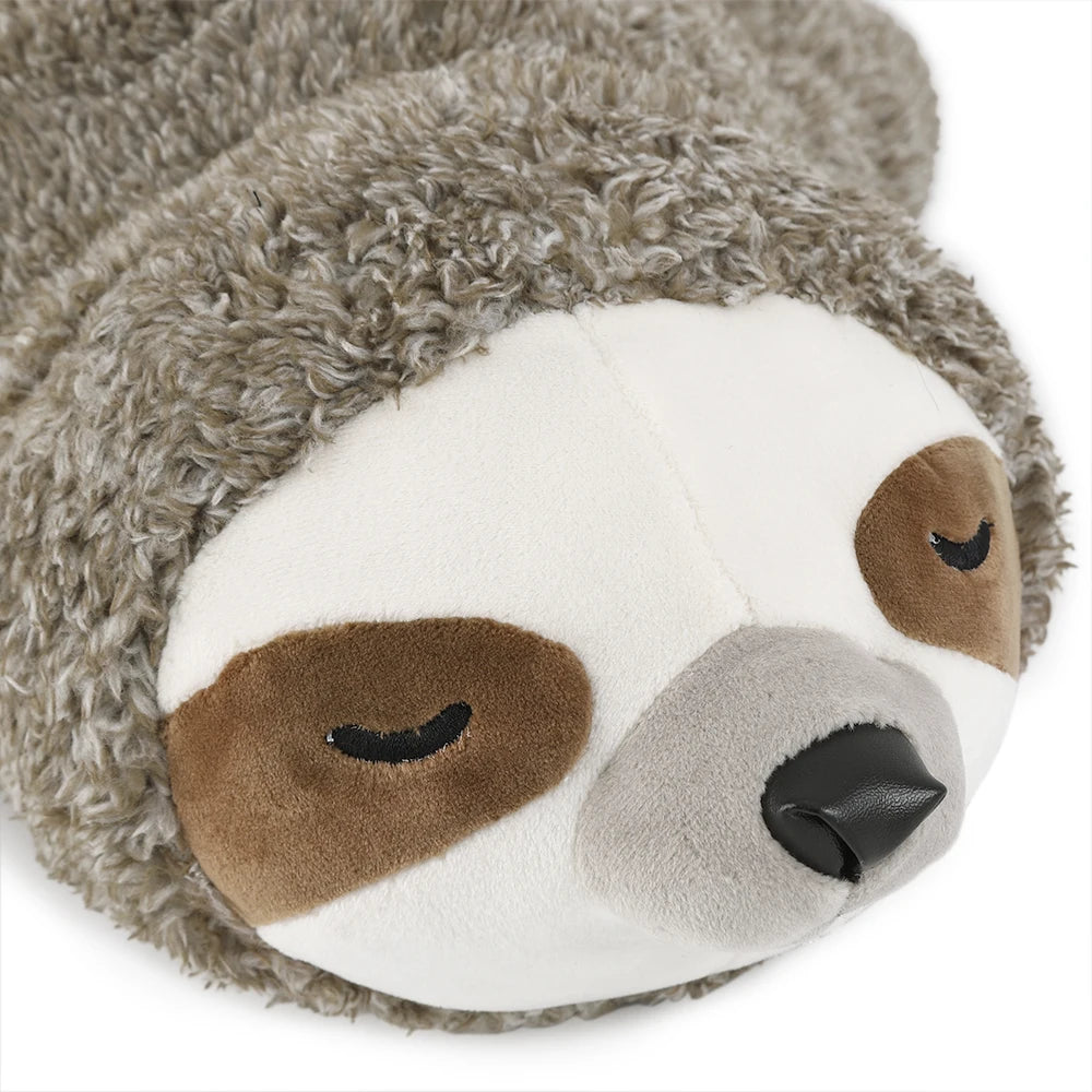 Juguete Peluche Perezoso Calmante con Latidos de Corazón para Perros y Cachorros | Alivio de Estrés, Ayuda para Dormir y Entrenamiento en Huacal (Regalo de Navidad)